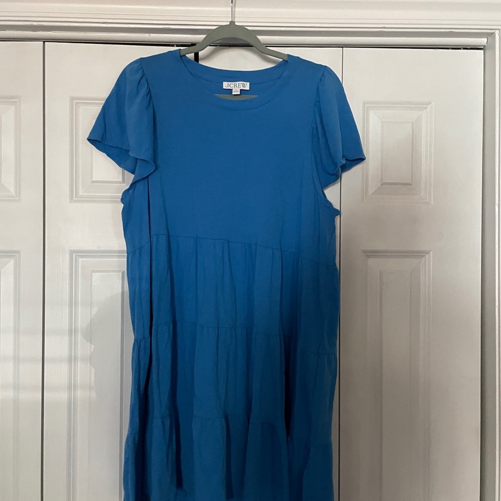 J. Crew Vibrant Blue Short Dress